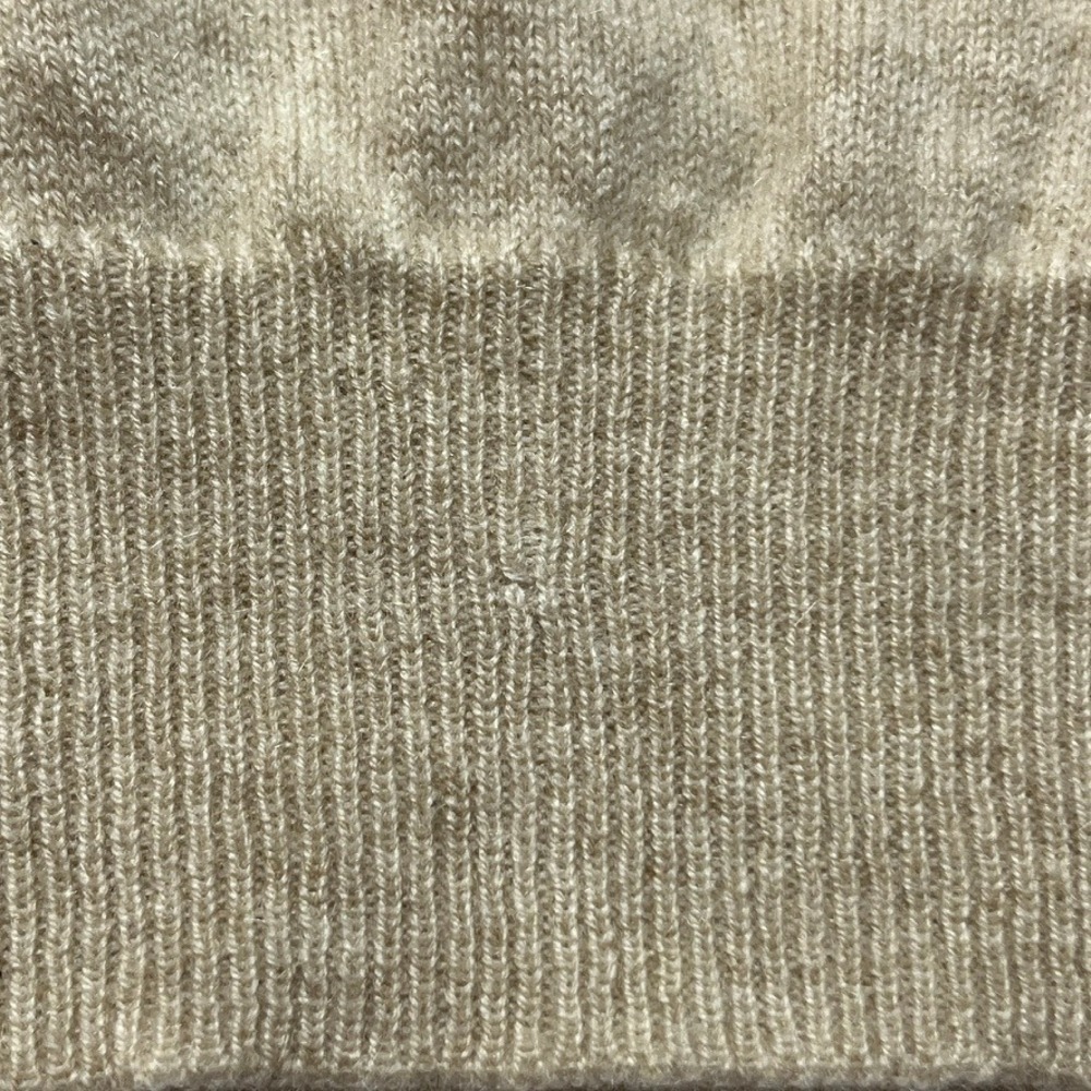 Vintage Neiman Marcus 100% Cashmere Sweater Mens L Beige Oatmeal Crewneck - Picture 6 of 7